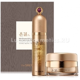 Набор омолаживающих средств The Saem Ongyul Wild Ginseng Cell Culture Ampoule Essence Set