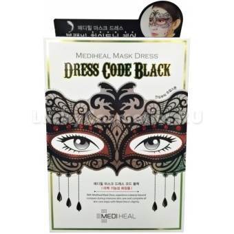 Тканевая маска Mediheal Mask Dress Code_Black