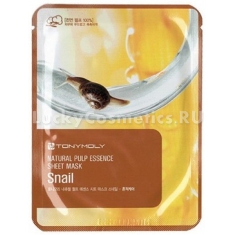 Тканевая маска Tony Moly Essence Sheet Mask-Snail Skin Damage Care