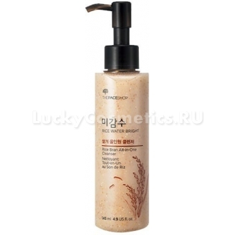 Очищающее средство с рисовой водой The Face Shop Rice Bran All-in-One Cleanser