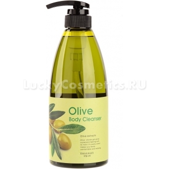 Расслабляющий гель для душа с оливковым маслом Welcos Olive Body cleanser