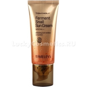 Крем для лица с солнцезащитным фильтром Tony Moly Timeless Ferment Snail Sun Cream