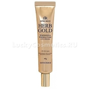 Антивозрастной крем для век Deoproce Estheroce Herb Gold Whitening & Wrinkle Care Eye Cream