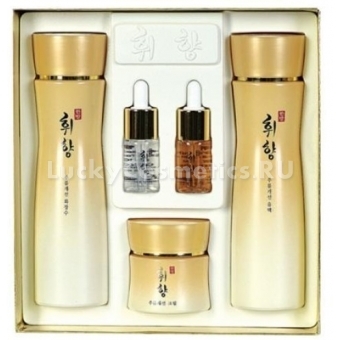 Антиэйдж-набор для ухода за кожей Deoproce Whee Hyang Anti-Wrinkle & Whitening Skin Care 5 Set