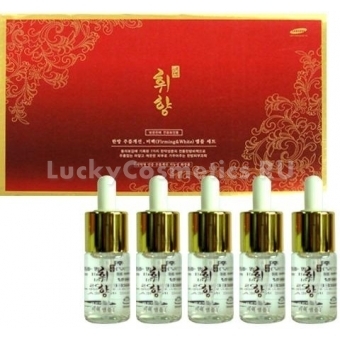 Набор осветляющих сывороток Deoproce Whee Hyang Whitening Ampoule Set