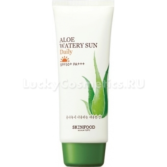 Солнцезащитный ежедневный крем с экстрактом алоэ Skinfood Aloe Watery Sun Daily SPF50+ PA+++