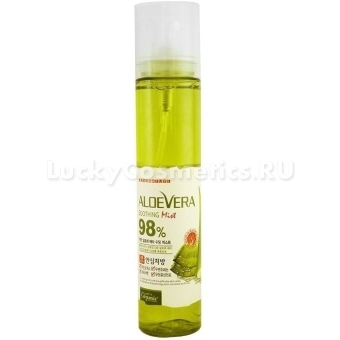 Успокаивающий мист для лица с алоэ вера 98% White Cospharm Aloe Vera Shooting Mist 98%