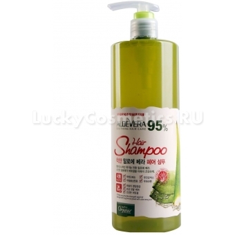 Шампунь для волос с алоэ вера White Cospharm White Organia Good Natural Aloe Vera Hair Shampoo