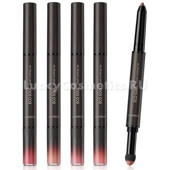 Помада для губ двойная The Saem Eco Soul Dual lasting Lip