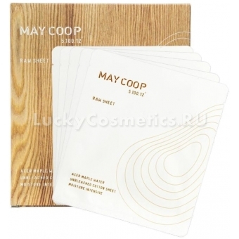 Омолаживающая тканевая маска с кленовым соком May Coop Raw Sheet Mask