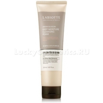 Увлажняющая пенка для умывания с липовым цветом Labiotte Linden Blossom Deep Moisture Cleansing Foam