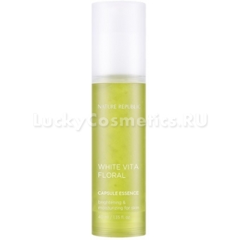 Эссенция с ферментами и витаминами Nature Republic White Vita Floral Capsule Essence