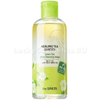 Двухфазная очищающая вода The Saem Healing Tea Garden Green Tea Oil in Cleansing Water