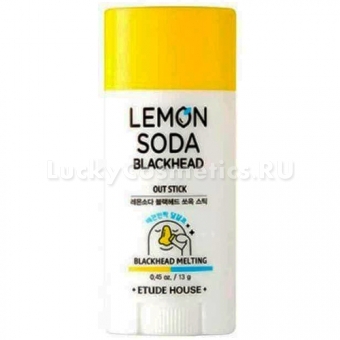 Стик против чёрных точек с лимоном и содой Etude House Lemon Soda Blackhead Out Stick