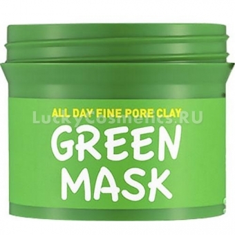 Очищающая маска с зеленой глиной Scinic All Day Fine Pore Clay Green Mask