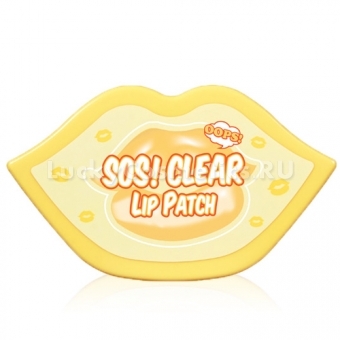 Очищающая маска-патч для губ Berrisom Sos Oops Clear Lip Patch