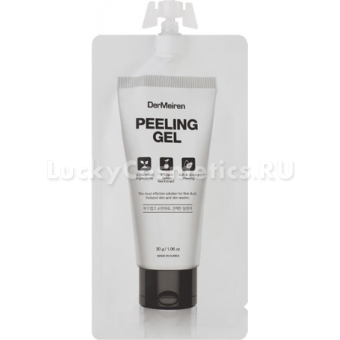 Пилинг-гель для лица с экстрактом папайи и зеленого чая DerMeiren Peeling Gel