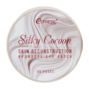 Гидрогелевые патчи для глаз с экстрактом кокона шелкопряда Esthetic House Silky Cocoon Hydrogel Eye Patch