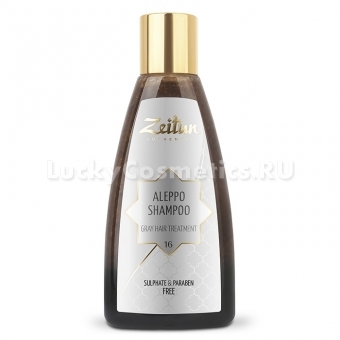 Алеппский шампунь №16 для предотвращения преждевременной седины Zeitun Aleppo Shampoo Gray Hair Treatment