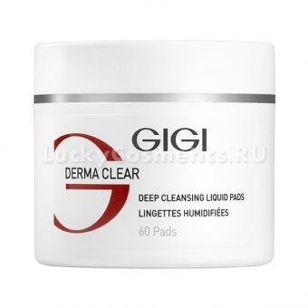 Очищающие ватные диски Gigi Derma Clear Deep Cleansing Liquied Pad