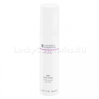 Крем с фруктовыми кислотами Janssen Cosmetics Oily Skin AHA Face Cream