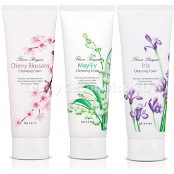 Очищающая пенка Missha Flower Bouquet Cleansing Foam