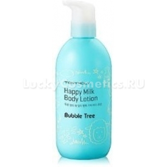 Очищающий молочный гель для тела Tony Moly Bubble Tree Happy Milk Body Cleanser