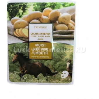Тканевая маска Deoproce Color Synergy Effect Sheet Mask Beige