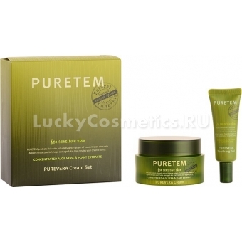 Набор средств Welcos Puretem Purevera Cream Set