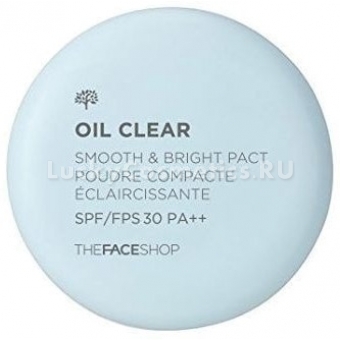 Компактная пудра The Face Shop Oil Clear Smooth&Bright Pact