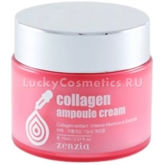 Крем для лица на основе коллагена Zenzia Collagen Ampoule Cream