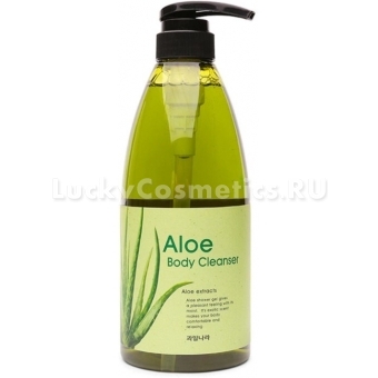 Увлажняющий гель для душа с алоэ Welcos Kwailnara Aloe Body Cleanser