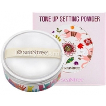 Рассыпчатая пудра для завершения макияжа SeaNtree Tone Up Setting Powder