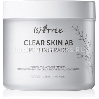 Очищающие подушечки для лица IsNtrее Clear Skin AB Peeling Pad