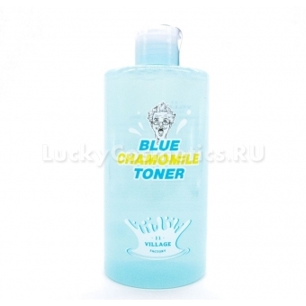 Успокаивающий тонер с экстрактом голубой ромашки Village 11 Factory Blue Chamomile Toner