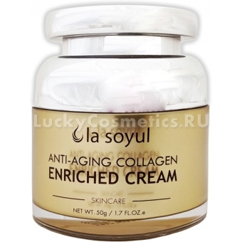 Антивозрастной крем с коллагеном La Soyul Anti-Aging Collagen Enriched Cream