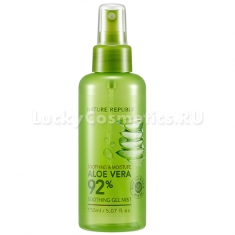 Успокаивающий мист с алоэ вера Nature Republic Soothing And Moisture Aloe Vera 92% Soothing Gel Mist