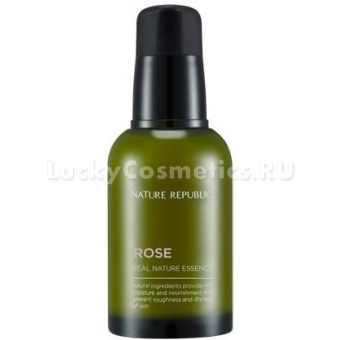 Эссенция с дамасской розой и аденозином Nature Republic Real Nature Essence Rose