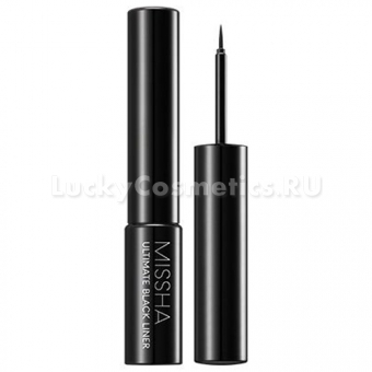 Черная подводка-фломастер для глаз Missha Ultimate Black Liner