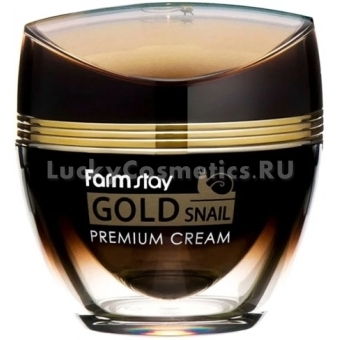 Крем с экстрактом золота и улиточным муцином FarmStay Gold Snail Premium Cream