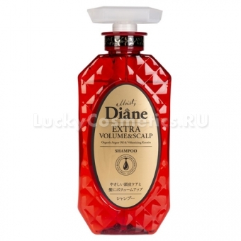 Кератиновый шампунь для придания объема волосам Moist Diane Extra Volume and Scalp Shampoo