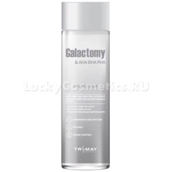 Тонер для лица с кислотами и галактомисисом Trimay Galactomy And Aha Bha Pha Peeling Toner