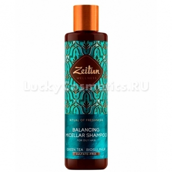 Балансирующий мицеллярный шампунь для жирных волос Zeitun Ritual of Freshness Balancing Micellar Shampoo