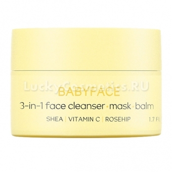 Мультифункциональное средство для кожи 3-в-1 Beautific Babyface 3-in-1 Face Cleanser Mask Balm