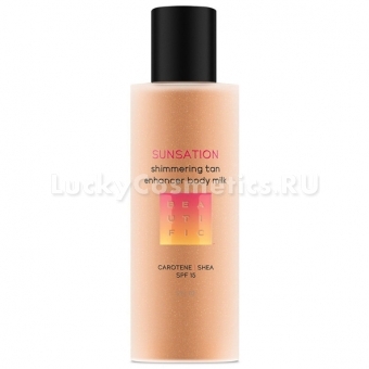 Сияющее молочко-усилитель загара Beautific Sunsation Shimmering Tan Enhancer Body Milk