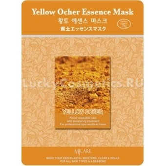 Маска с желтой охрой Mijin Cosmetics Yellow Ocher Essence Mask