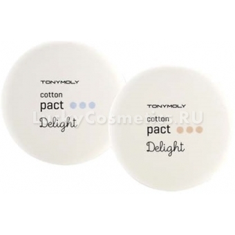 Компактная пудра Tony Moly Delight Cotton Pact