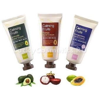 Успокаивающий крем для рук The Saem Calming Fruits Hand Cream