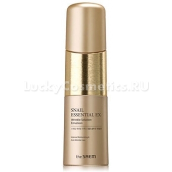 Улиточная антиэйдж эмульсия The Saem Snail Essential EX Wrinkle Solution Emulsion