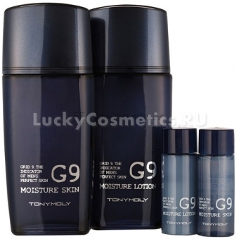 Набор для мужчин Tony Moly G9 Moisture Skin Care Set (Toner+Skin)